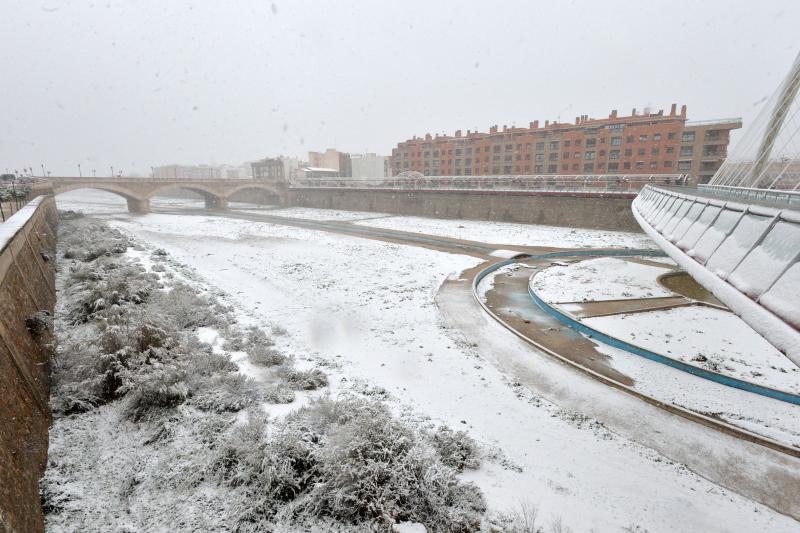 La nieve deja huella en Lorca