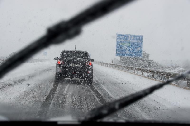 La ola de frío circula por el Puerto de la Cadena