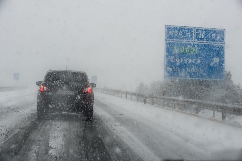 La ola de frío circula por el Puerto de la Cadena
