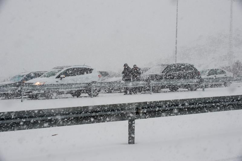 La ola de frío circula por el Puerto de la Cadena
