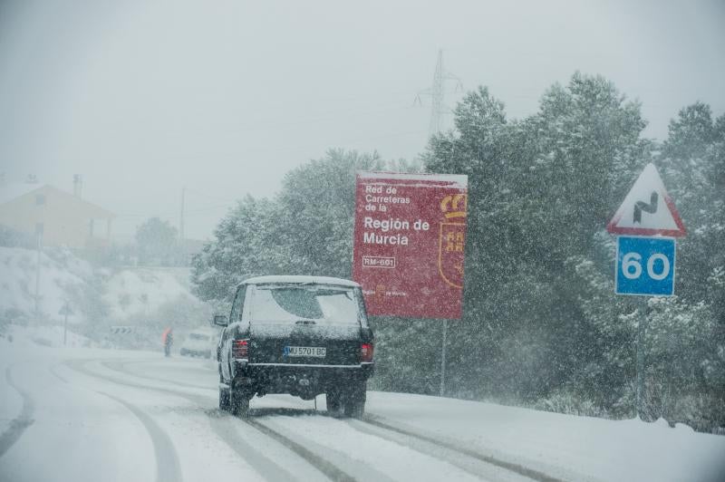 La ola de frío circula por el Puerto de la Cadena