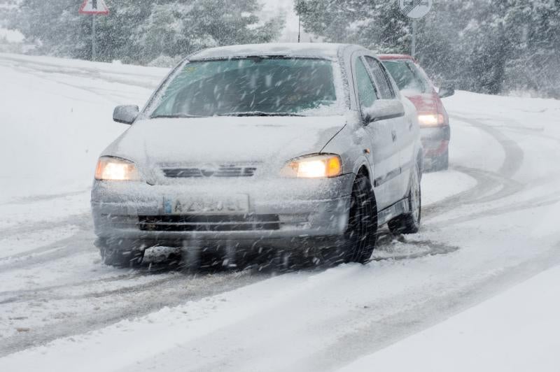 La ola de frío circula por el Puerto de la Cadena