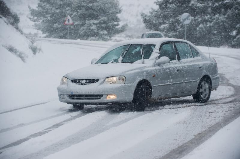 La ola de frío circula por el Puerto de la Cadena