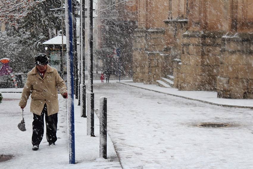 La nieve cubre de blanco Yecla
