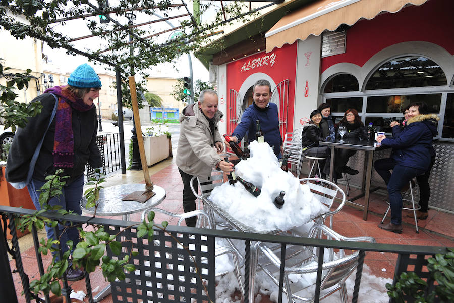 Moratalla amanece de postal por la nevada