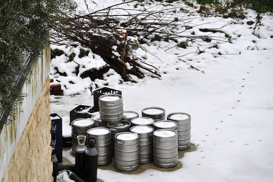 Moratalla amanece de postal por la nevada