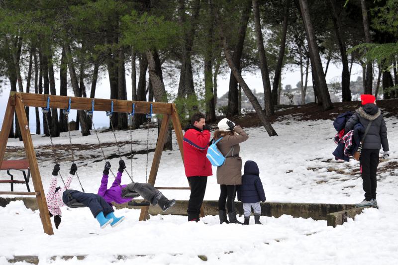 Una familia pasa el día en Bullas.
