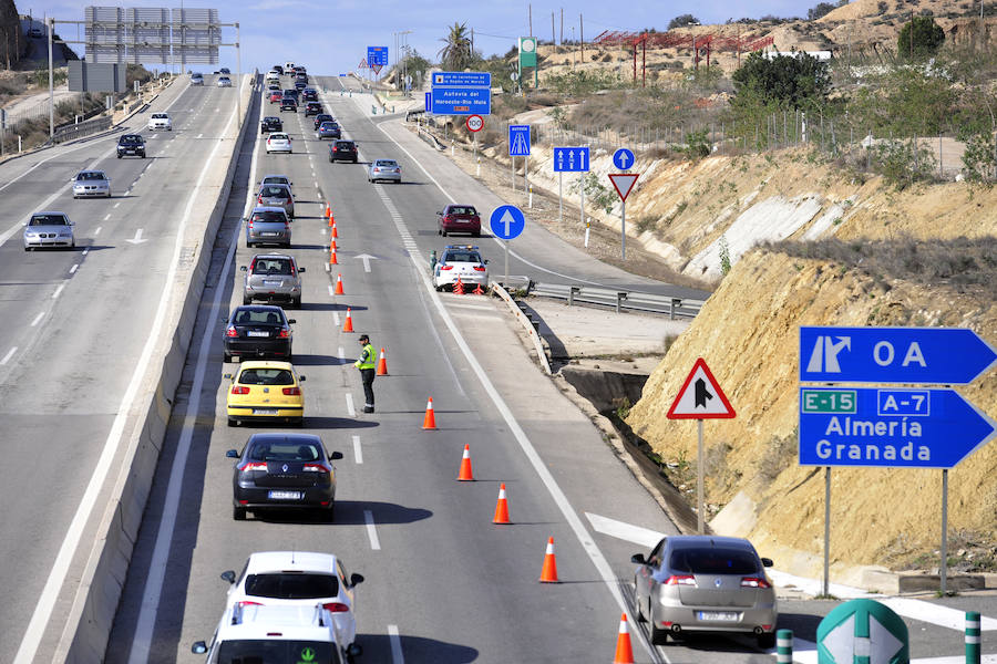 Atasco para ir a ver la nieve