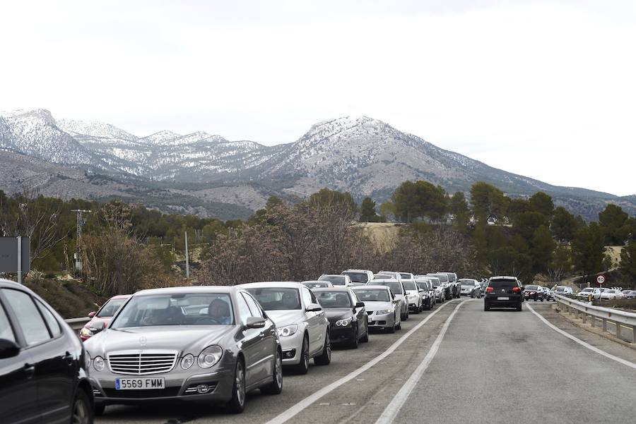 Atasco para ir a ver la nieve