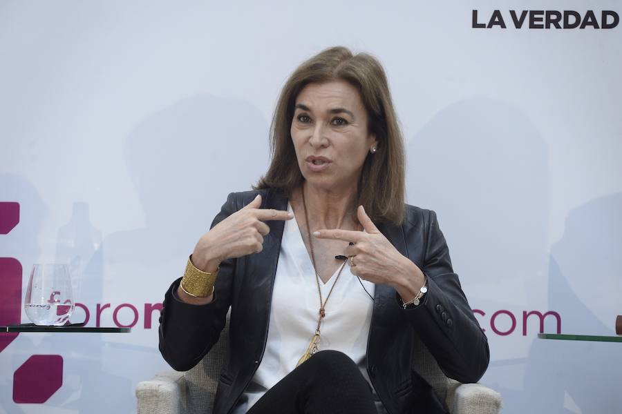 Carmen Posadas, en el Foro Nueva Murcia