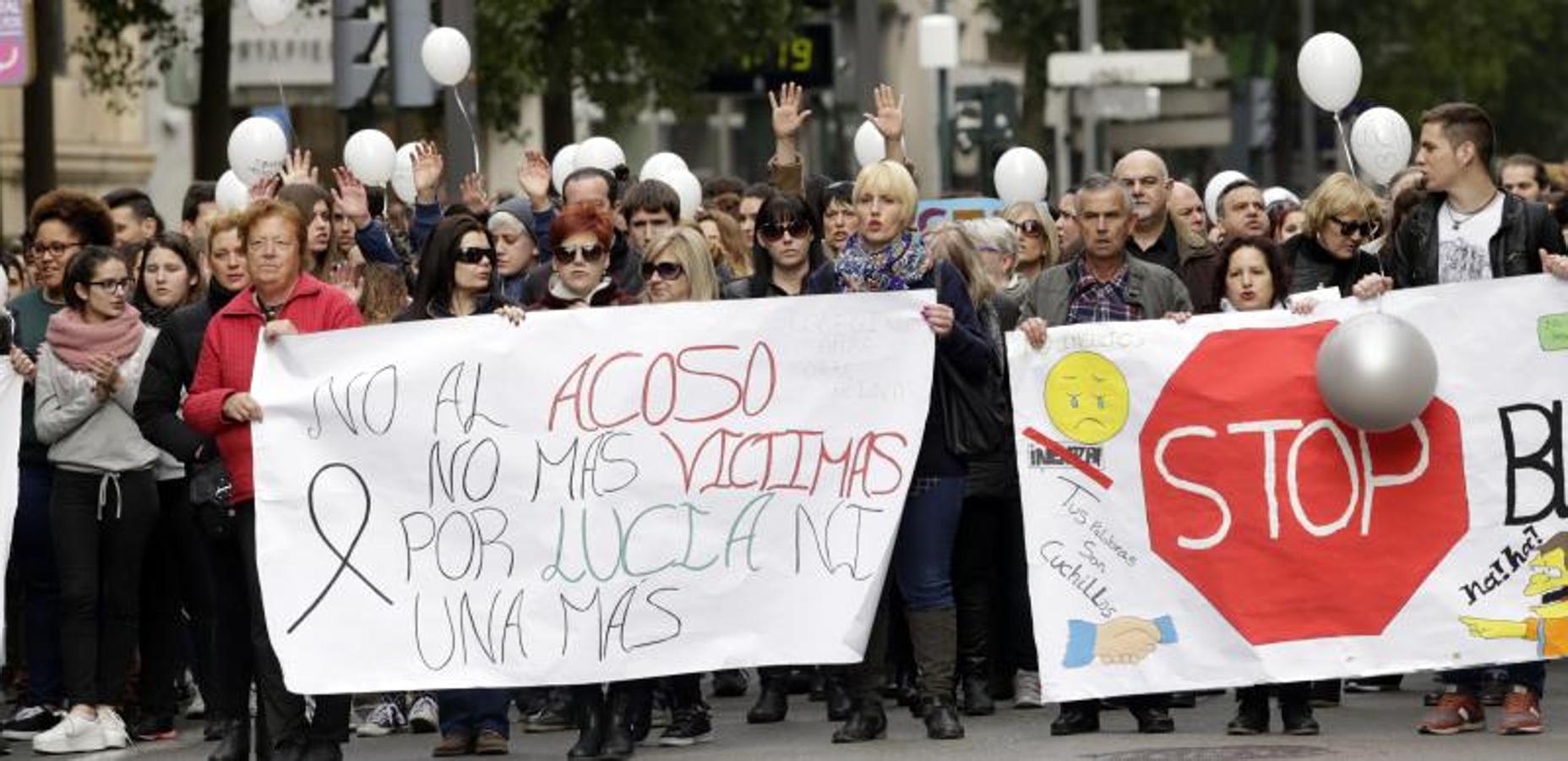 Manifestación multitudinaria en contra del bullying