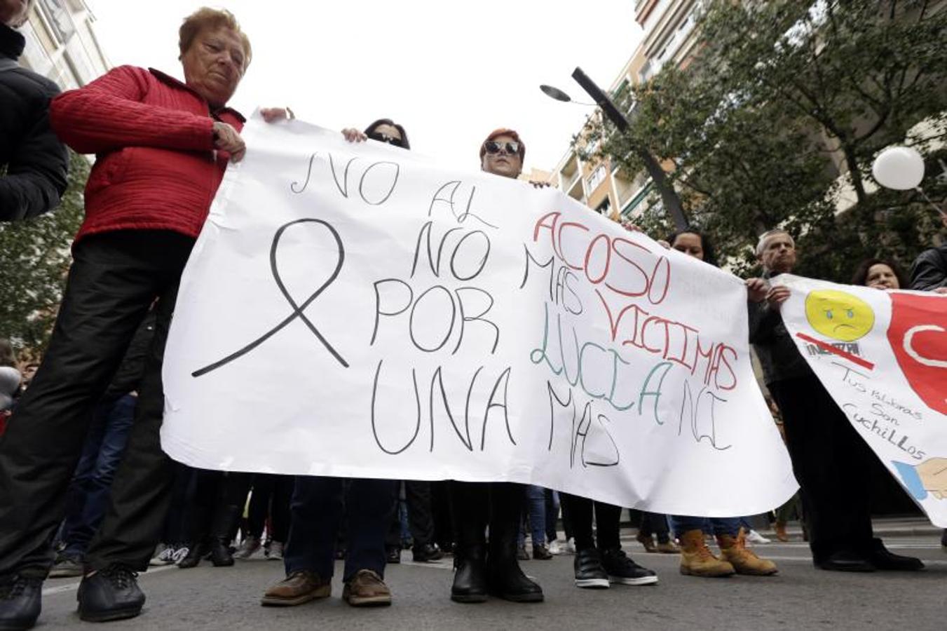 Manifestación multitudinaria en contra del bullying