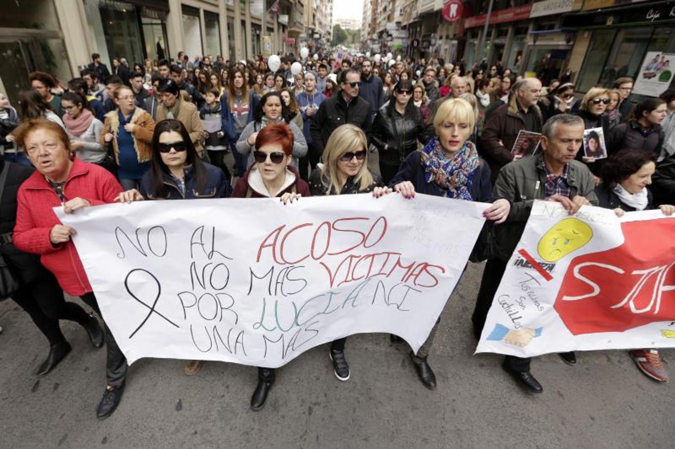 Manifestación multitudinaria en contra del bullying