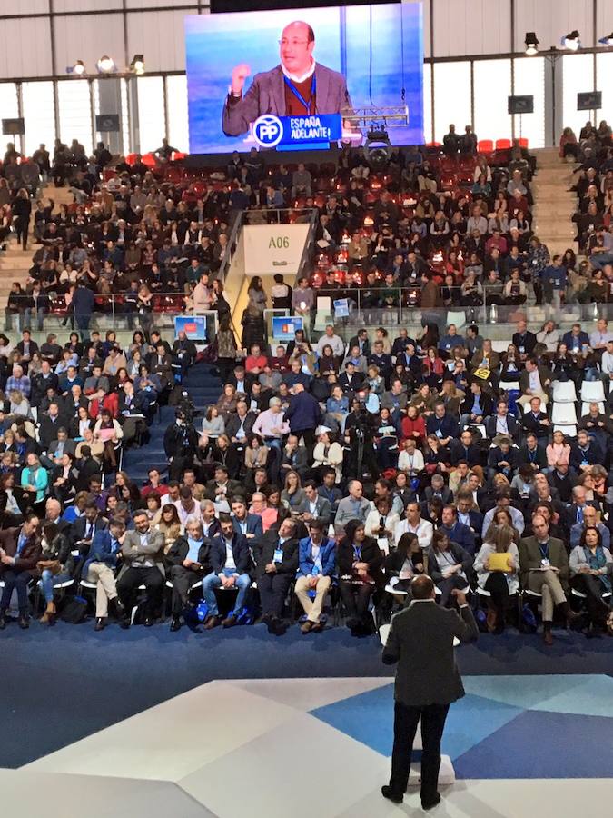 Los populares murcianos arropan a Pedro Antonio Sánchez en su intervención