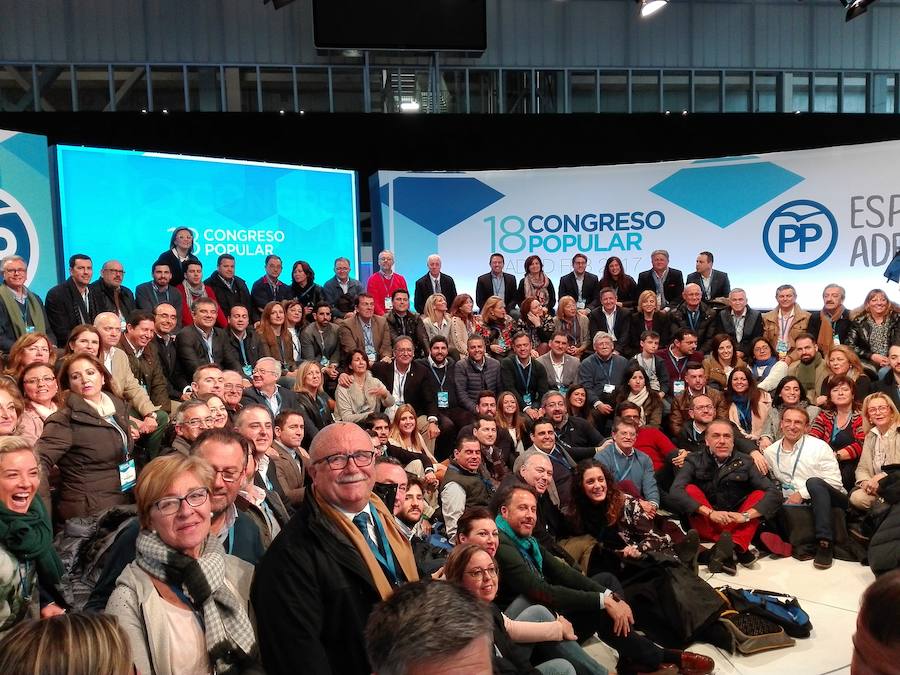 Los populares murcianos arropan a Pedro Antonio Sánchez en su intervención