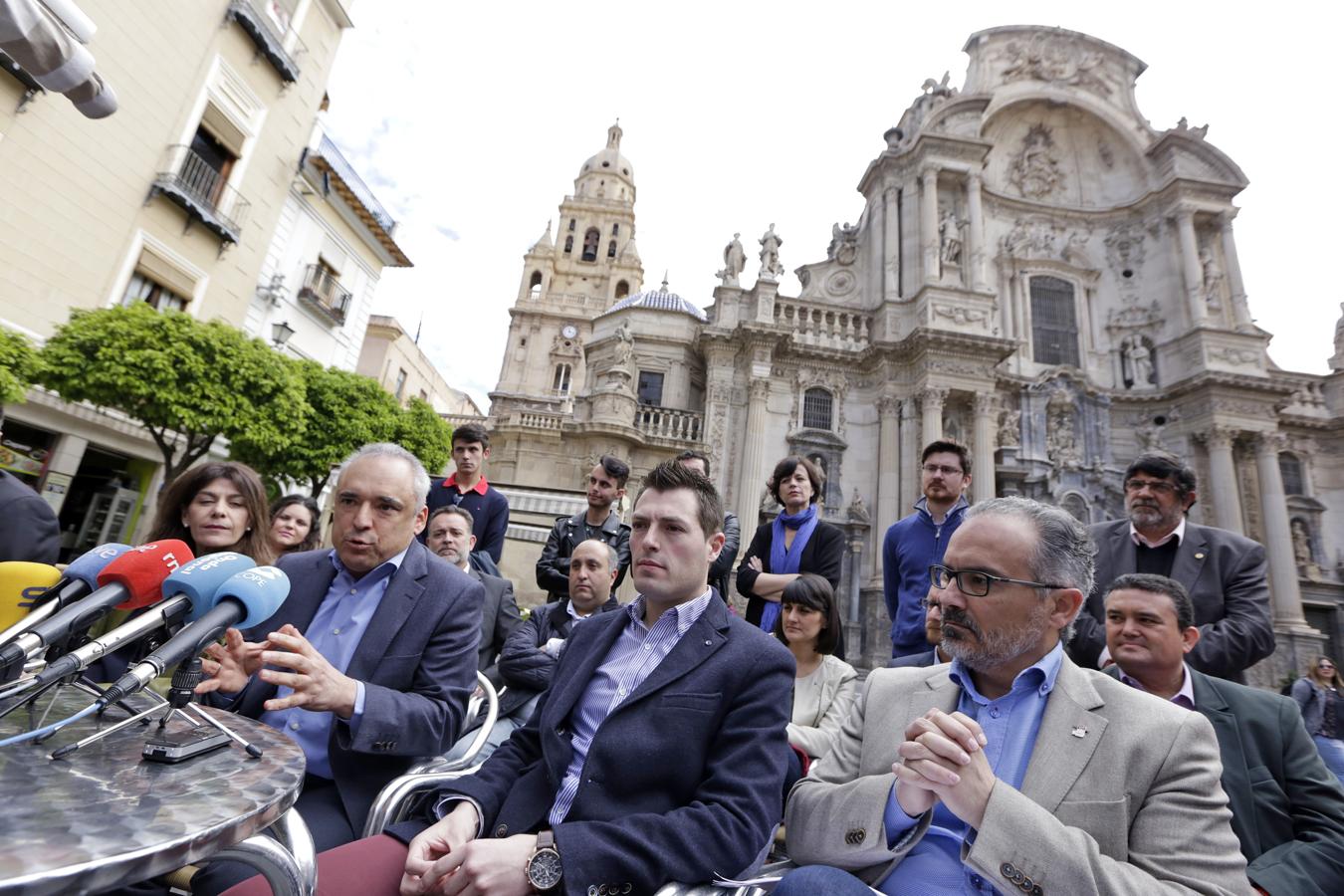 Acto de presentación del equipo de Patxi López en la Región de Murcia