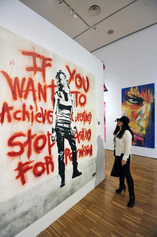 El arte del grafiti se expone en Murcia