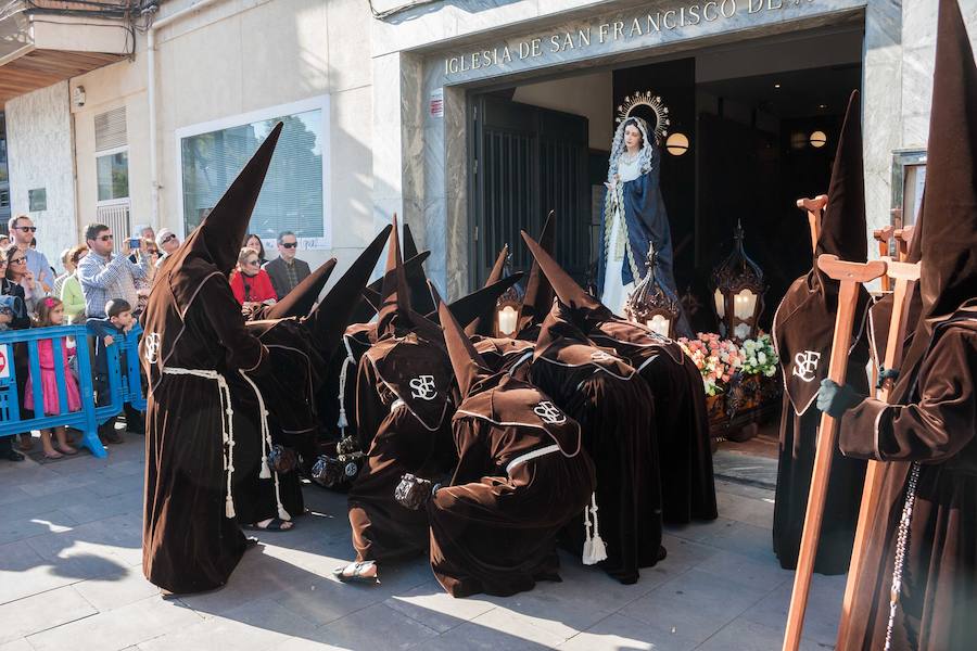 Sábado de Pasión en Murcia: Procesión de la Fe