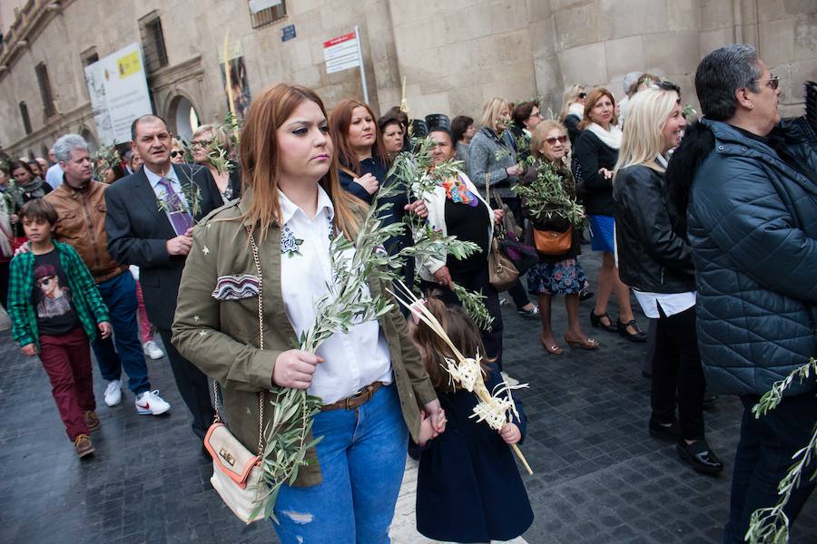 Domingo de Ramos en Murcia: Bendición de las palmas