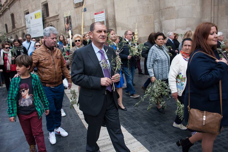 Domingo de Ramos en Murcia: Bendición de las palmas