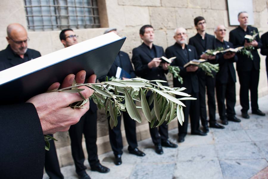 Domingo de Ramos en Murcia: Bendición de las palmas