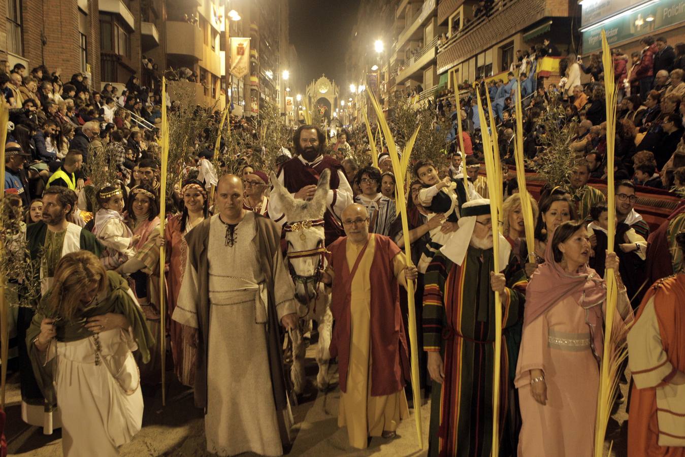 Lorca recrea la entrada triunfal de Jesús en Jerusalén