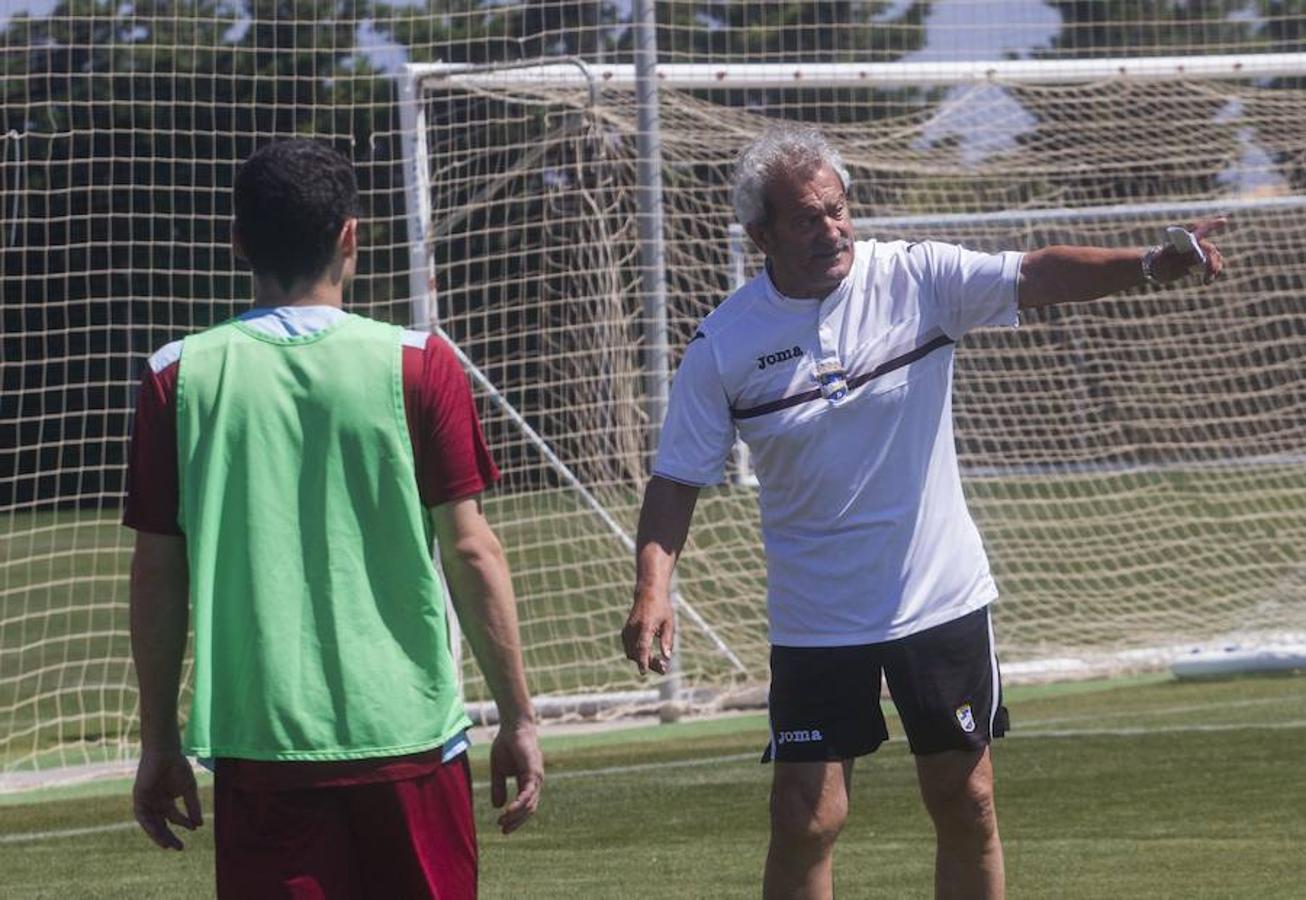 David Vidal dirige su primer entrenamiento con el Lorca