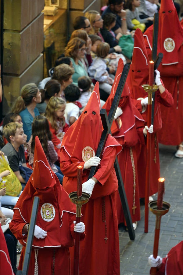 Miércoles Santo en Murcia: La procesión de los &#039;coloraos&#039;