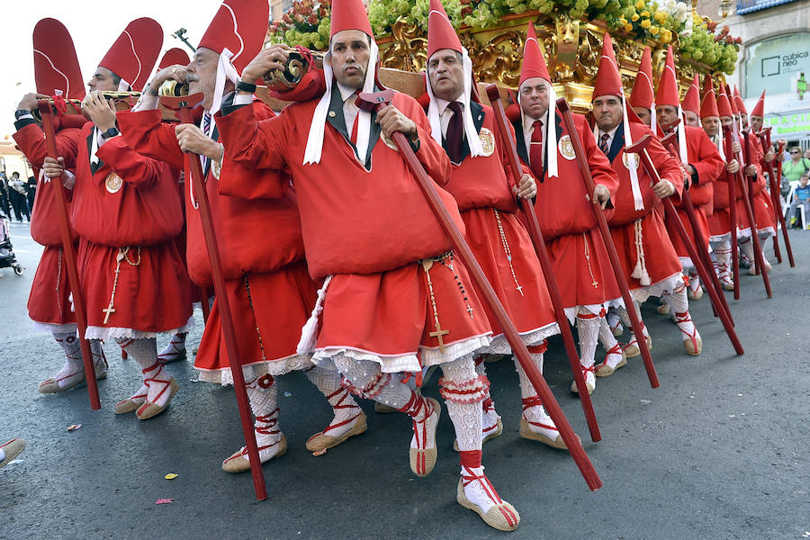 Miércoles Santo en Murcia: La procesión de los &#039;coloraos&#039;