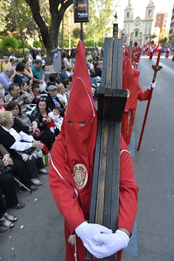 Miércoles Santo en Murcia: La procesión de los &#039;coloraos&#039;