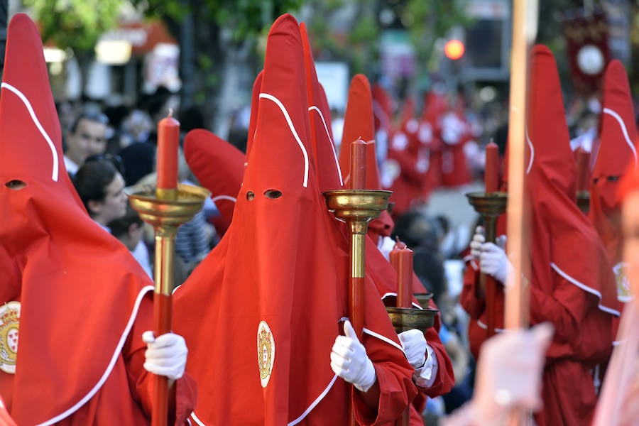 Miércoles Santo en Murcia: La procesión de los &#039;coloraos&#039;