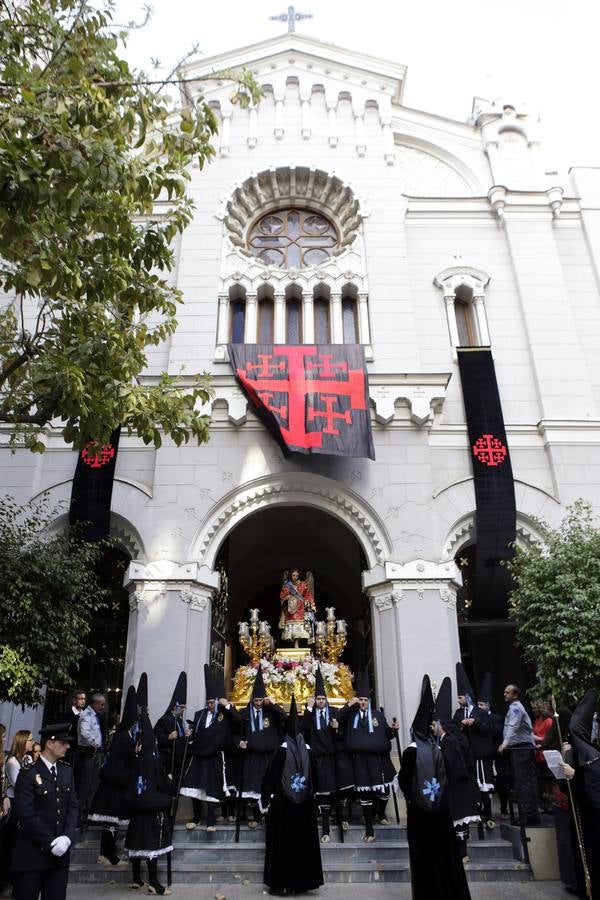 Servitas procesiona en la tarde del Viernes Santo murciano