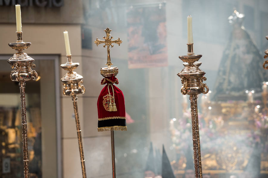 Nuestra Señora del Rosario emociona en las calles de Murcia