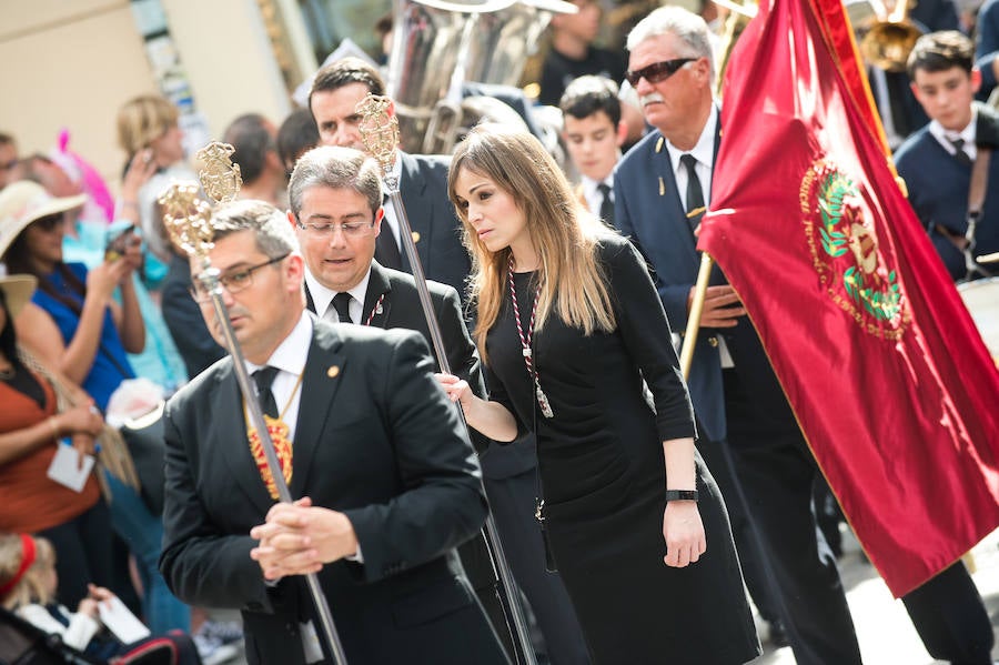 Nuestra Señora del Rosario emociona en las calles de Murcia