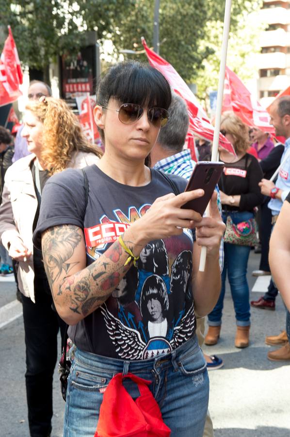 Trabajadores y sindicatos salen a la calle contra la precariedad