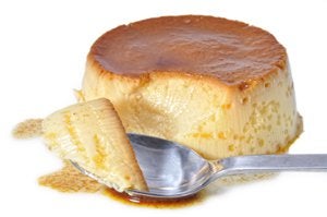 Flan de huevo en microondas