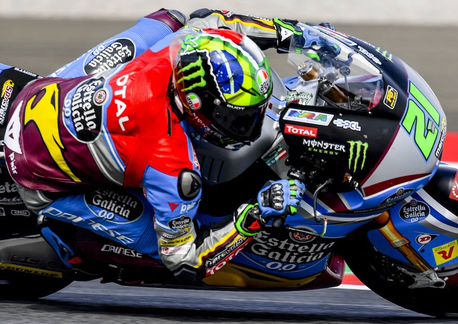 El piloto italiano Franco Morbidelli (Estrella Galicia 0,0 Marc VDS) recalcó que, pese a haber terminado como el más rápido del día en los entrenamientos libres de Moto2 del Gran Premio de Austria, no había tenido "un día fácil".