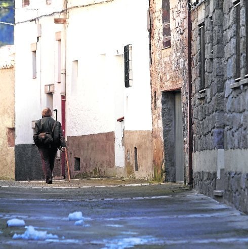 El aspecto de Cabra de Mora en invierno era el reflejo de la soledad.
