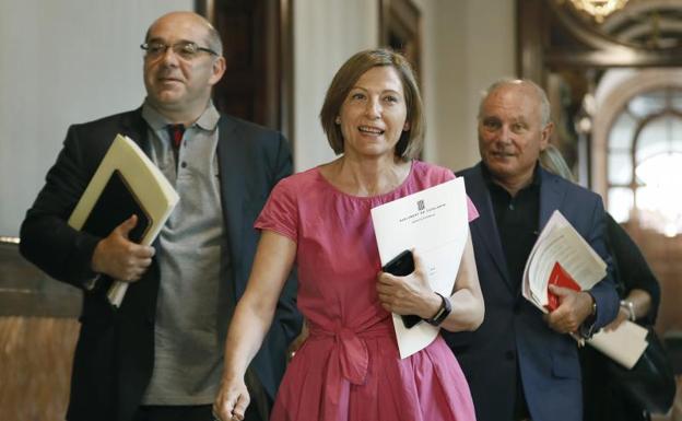 La presidenta del Parlament, Carme Forcadell.