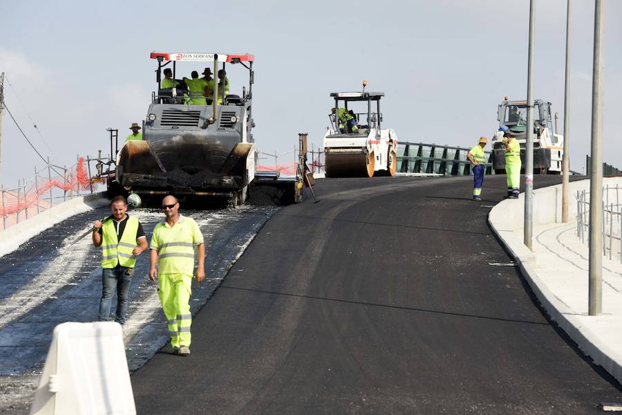 En los próximos días acabarán el asfaltado y realizarán las pruebas de carga, y más adelante se contratarán las obras del tanque de tormentas