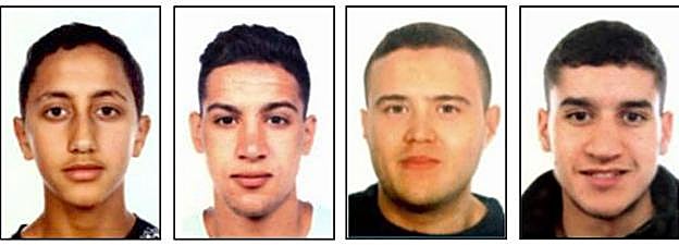 Fotografías difundidas por la Policía 