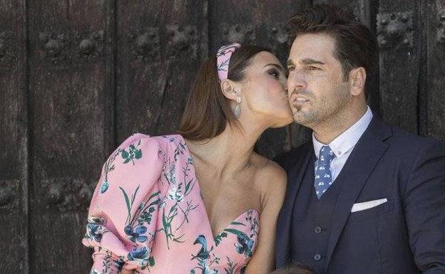 David Bustamante y Paula Echevarría en la comunión de Daniela.