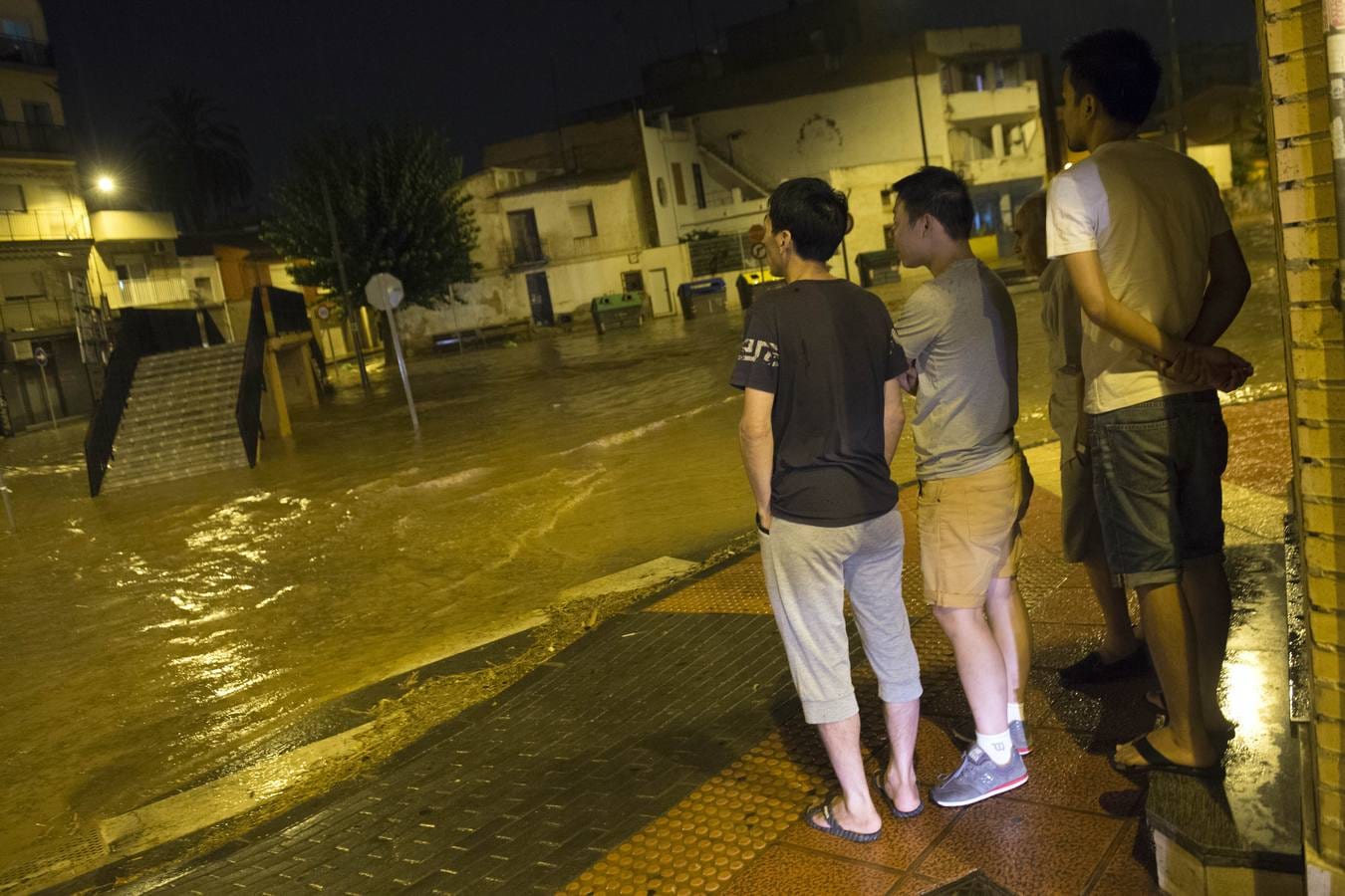 La Aemet eleva la alerta de amarilla a naranja por riesgo de tormentas persistentes e intensas en el Campo de Cartagena, Mazarrón, Valle del Guadalentín, Lorca y Águilas