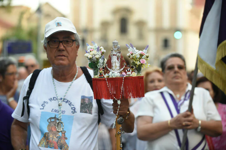 La imagen luce el pectoral de la Cruz de Caravaca en alusión al Año Jubilar