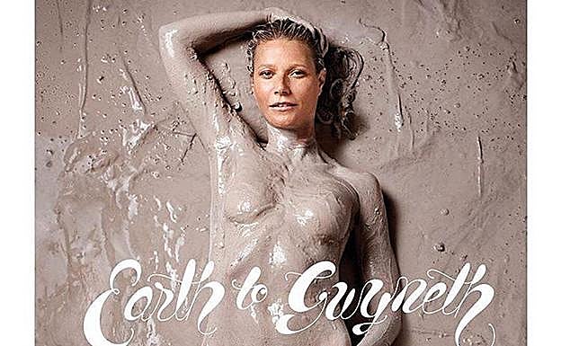El extraño detalle en una foto de Gwyneth Paltrow desnuda