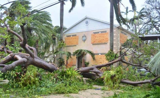 Destrozos en Miami por el paso del huracán Irma.
