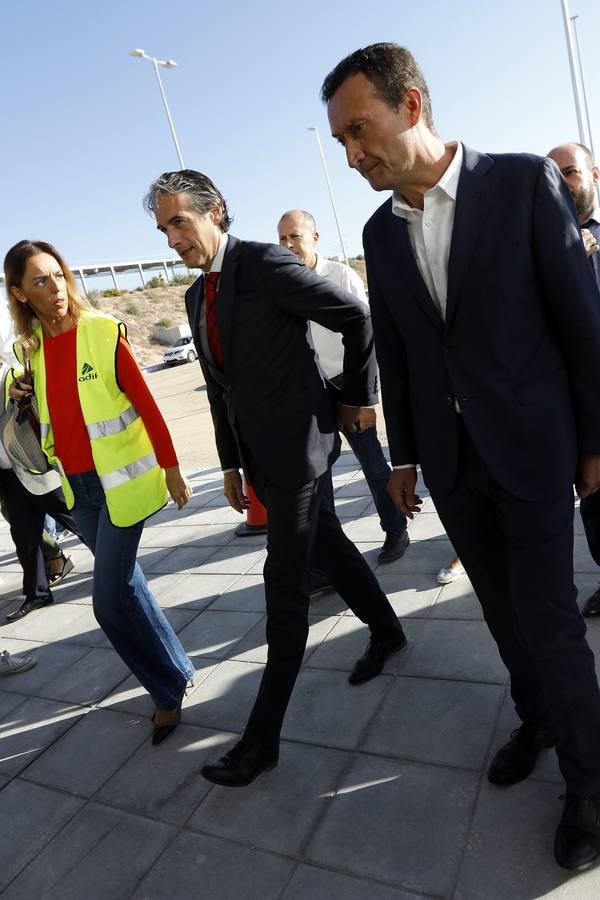 Íñigo de la Serna vista las obras y se reunió con representantes de la Plataforma Pro Soterramiento