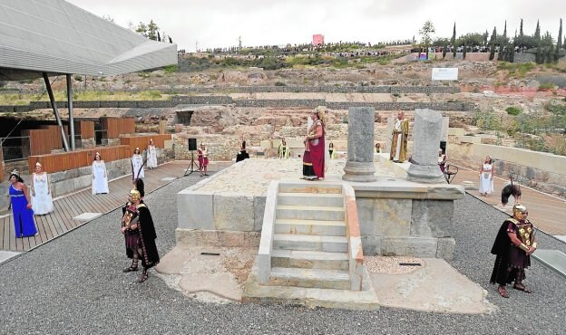 Representación carthaginesa, en el Templo de Isis del yacimiento del Foro Romano.