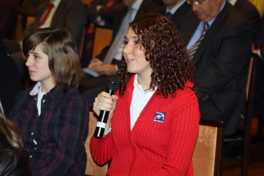 El concurso 'Mi Periódico Digital', organizado por la Consejería de Educación y laverdad.es, entrega sus premios en un acto de entrega con más de cien asistentes