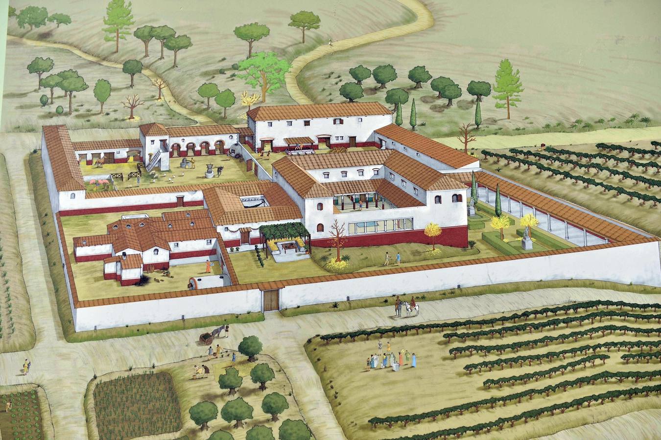 Ya en el Neolítico se elaboraba vino en Bullas. Visitarla en estos días es una oportunidad para curiosear en la villa romana de Los Cantos, una enorme explotación agropecuaria en fase de excavación arqueológica